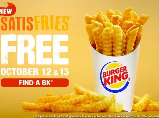 New, Low Calorie, Healthier Fries at Burger King