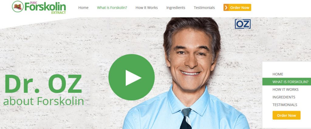 Dr Oz on Forskolin