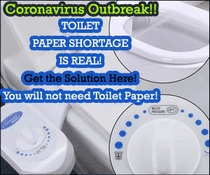 A Solution to local stores being out of Toilet Paper due to Coronavirus outbreak! 
  